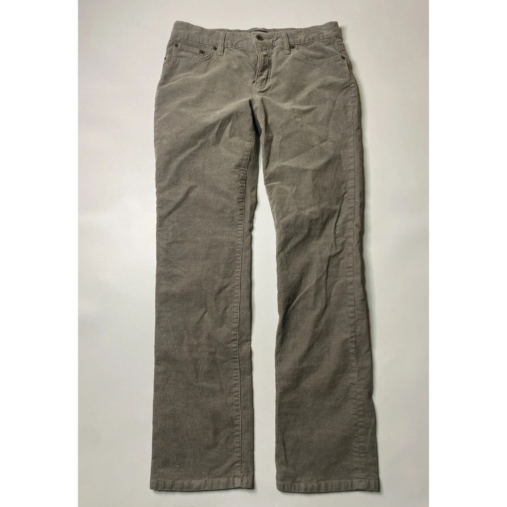 Ralph Lauren Jeans Co Women 6 Green Corduroy Pants Straight Leg VTG Granola Prep